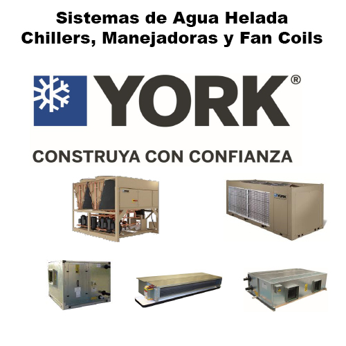 Chillers Con Recubrimiento, 129.5 TON, 460/3/60, YORK YLAA0142HE46 